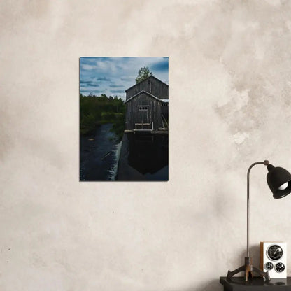 Old Finnish Watermill by the River - Poster - Rather Be In Finland