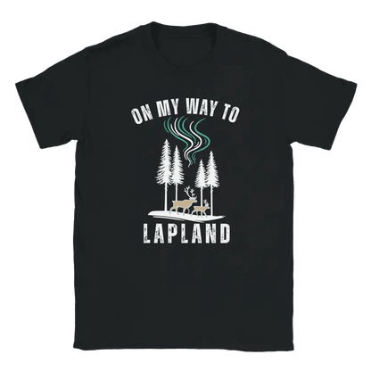 On My Way to Lapland – Finland T-Shirt - Rather Be In Finland