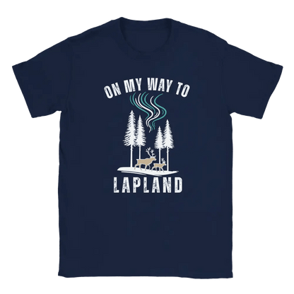 On My Way to Lapland – Finland T-Shirt - Rather Be In Finland