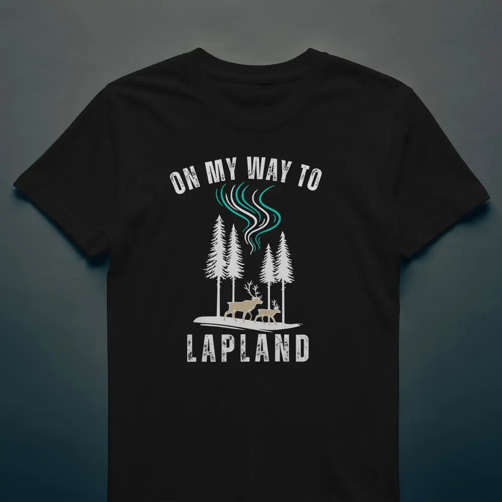 On My Way to Lapland – Finland T-Shirt - Rather Be In Finland