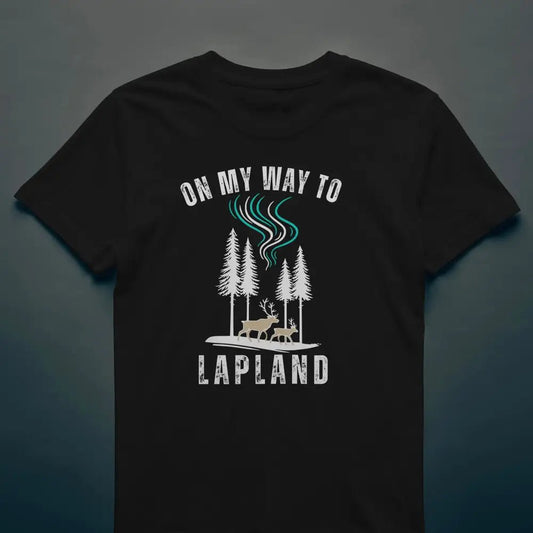 On My Way to Lapland – Finland T-Shirt - Rather Be In Finland