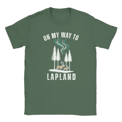 On My Way to Lapland – Finland T-Shirt - Rather Be In Finland