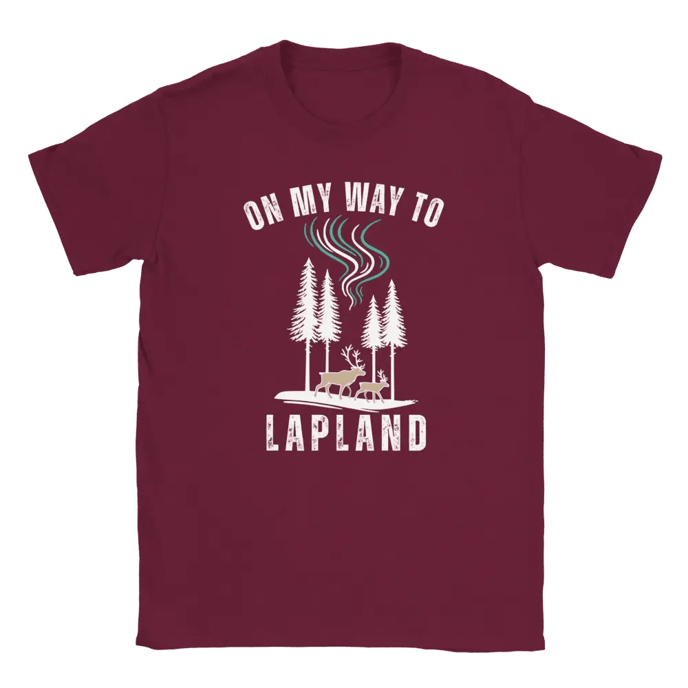 On My Way to Lapland – Finland T-Shirt - Rather Be In Finland