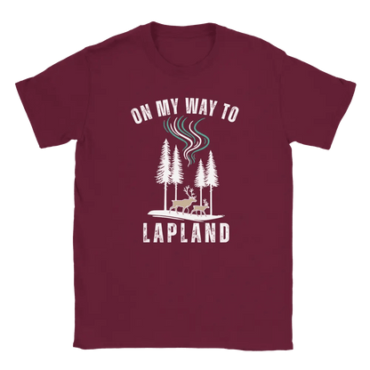 On My Way to Lapland – Finland T-Shirt - Rather Be In Finland