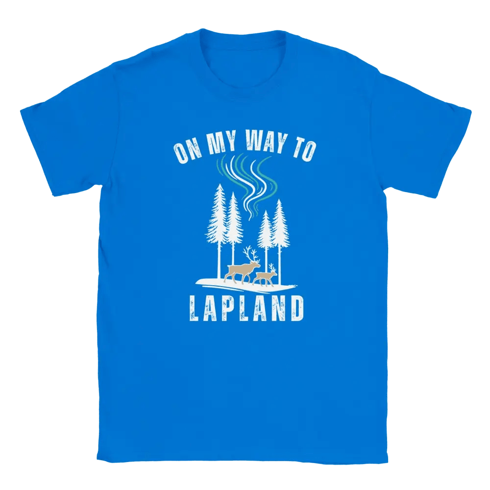 On My Way to Lapland – Finland T-Shirt - Rather Be In Finland