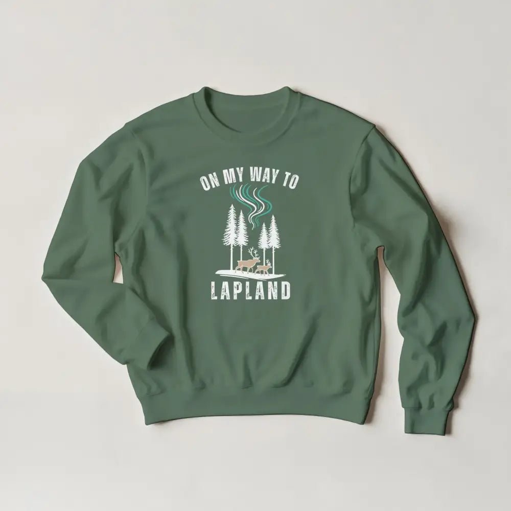 On My Way to Lapland – Unisex Sweatshirt - Rather Be In Finland