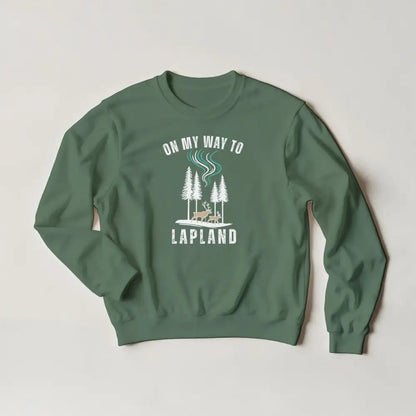On My Way to Lapland – Unisex Sweatshirt - Rather Be In Finland