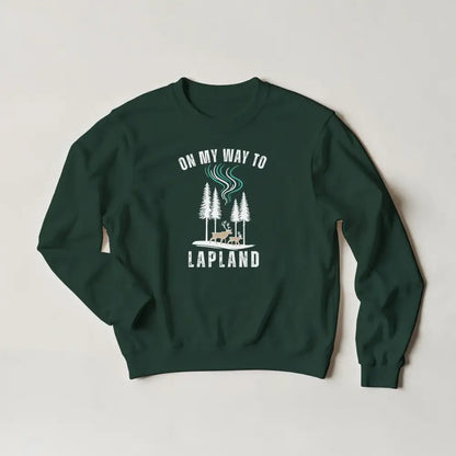 On My Way to Lapland – Unisex Sweatshirt - Rather Be In Finland