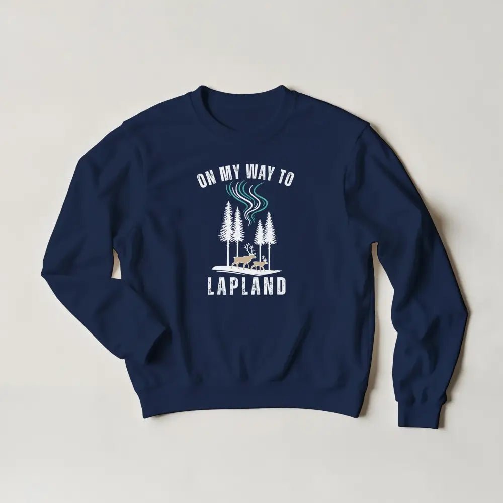 On My Way to Lapland – Unisex Sweatshirt - Rather Be In Finland