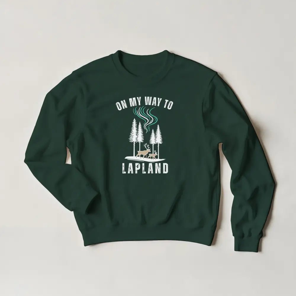 On My Way to Lapland – Unisex Sweatshirt - Rather Be In Finland