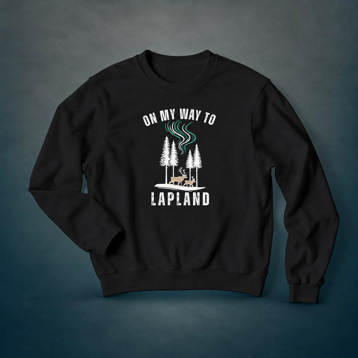 On My Way to Lapland – Unisex Sweatshirt - Rather Be In Finland