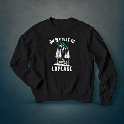 On My Way to Lapland – Unisex Sweatshirt - Rather Be In Finland