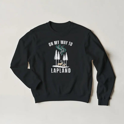 On My Way to Lapland – Unisex Sweatshirt - Rather Be In Finland