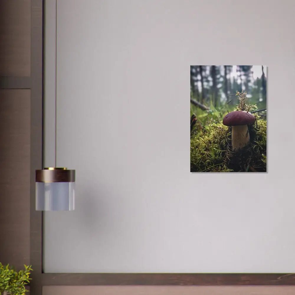Perfect porcini mushroom in a Finnish forest - Poster - Rather Be In Finland