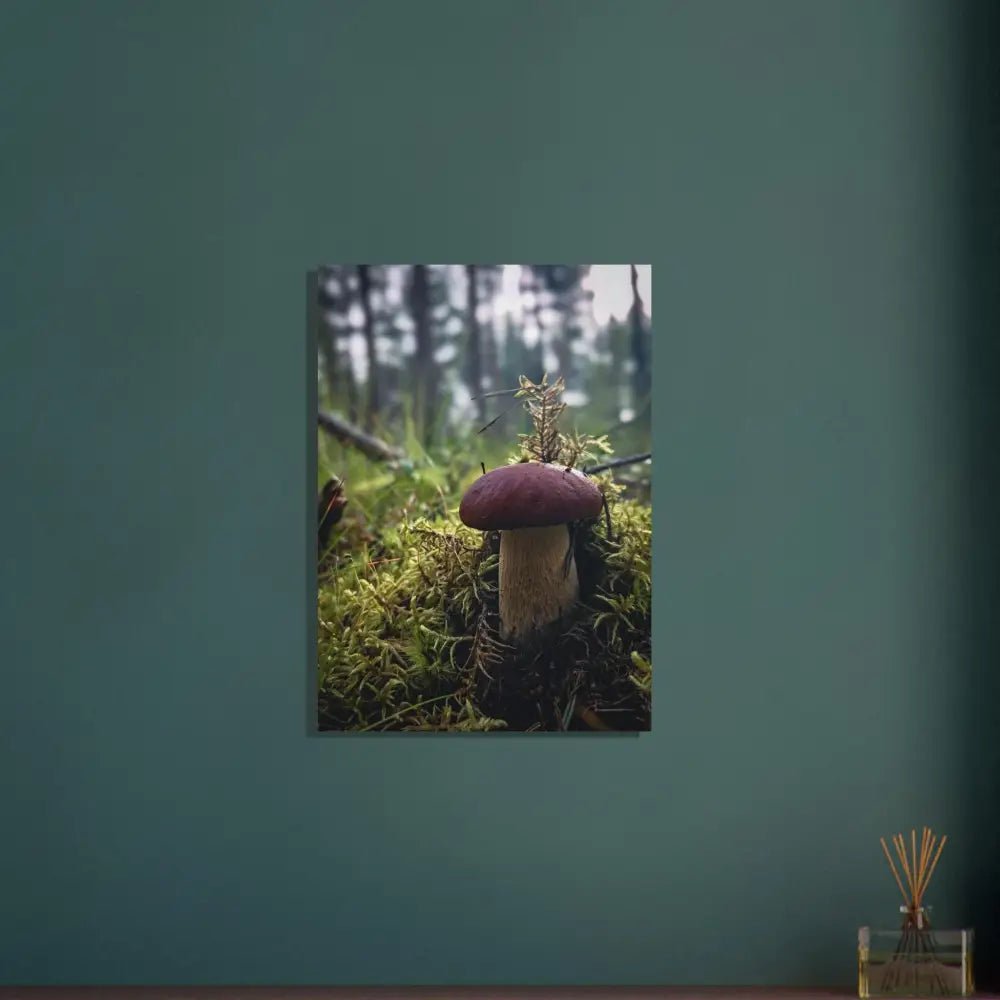 Perfect porcini mushroom in a Finnish forest - Poster - Rather Be In Finland