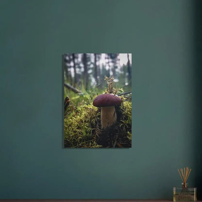 Perfect porcini mushroom in a Finnish forest - Poster - Rather Be In Finland