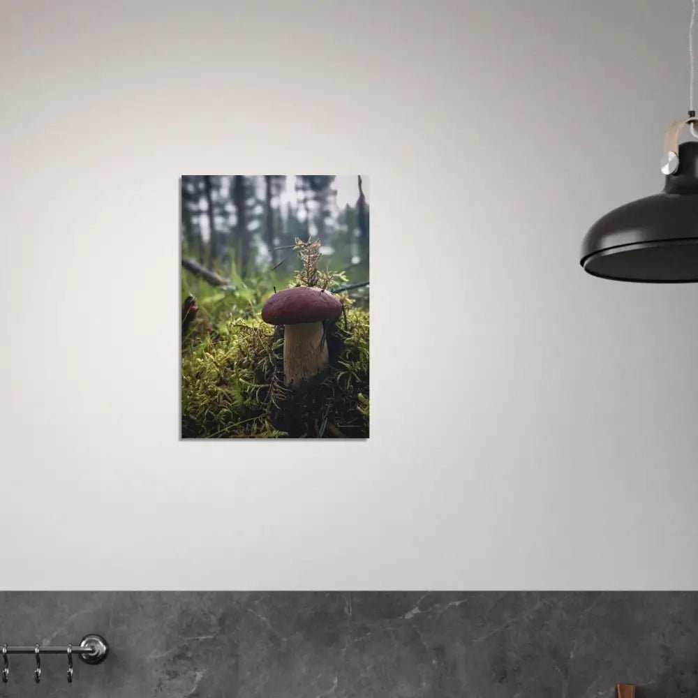Perfect porcini mushroom in a Finnish forest - Poster - Rather Be In Finland