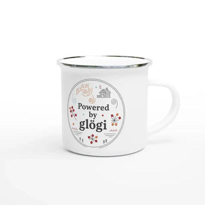 Powered By Glögi - Enamel Mug - Rather Be In Finland