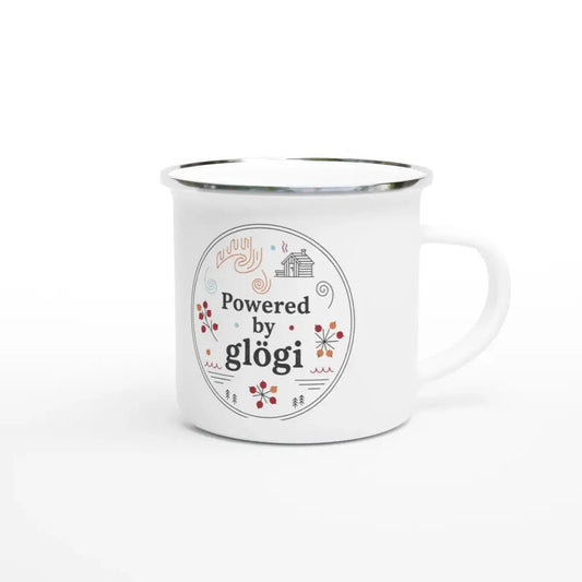 Powered By Glögi - Enamel Mug - Rather Be In Finland