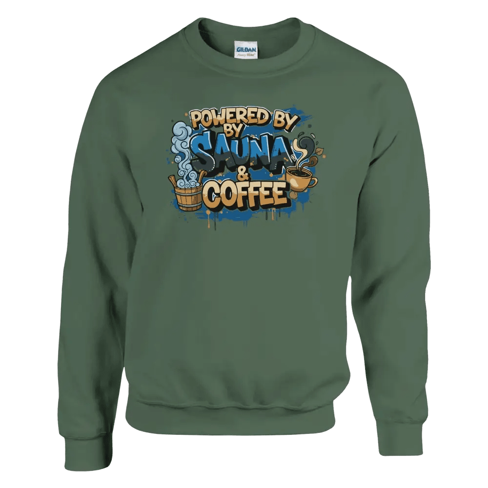 Powered By Sauna & Coffee - Sweatshirt - Rather Be In Finland