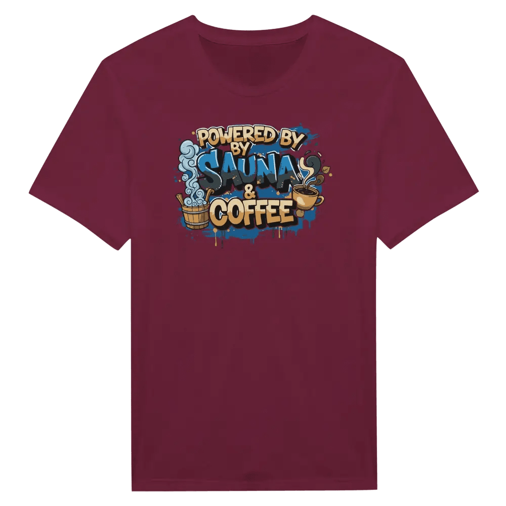 Powered By Sauna & Coffee - T-shirt - Rather Be In Finland