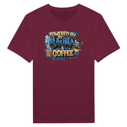 Powered By Sauna & Coffee - T-shirt - Rather Be In Finland