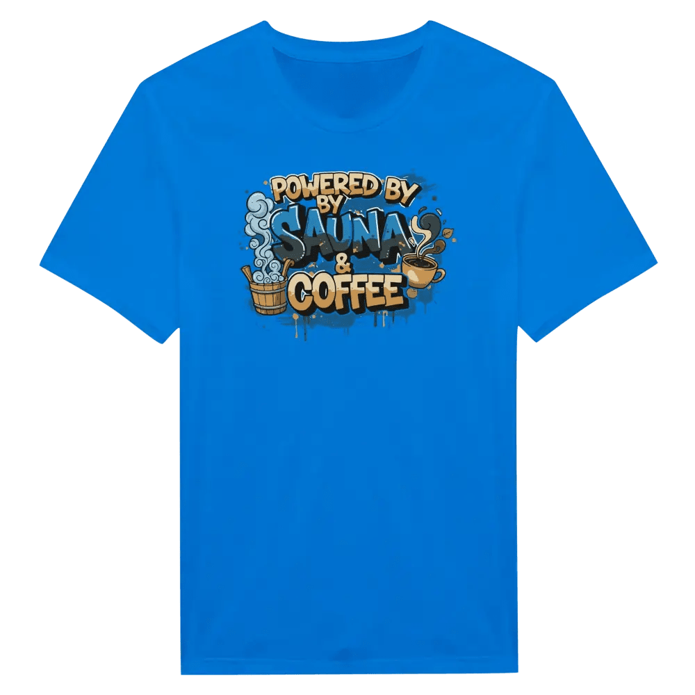 Powered By Sauna & Coffee - T-shirt - Rather Be In Finland
