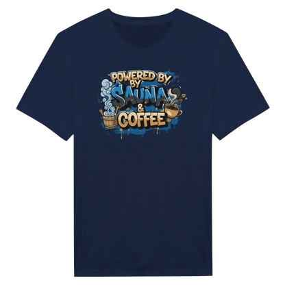 Powered By Sauna & Coffee - T-shirt - Rather Be In Finland
