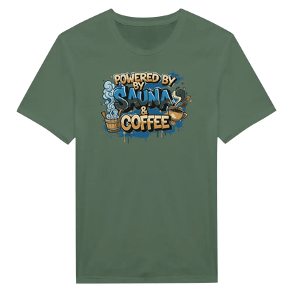 Powered By Sauna & Coffee - T-shirt - Rather Be In Finland
