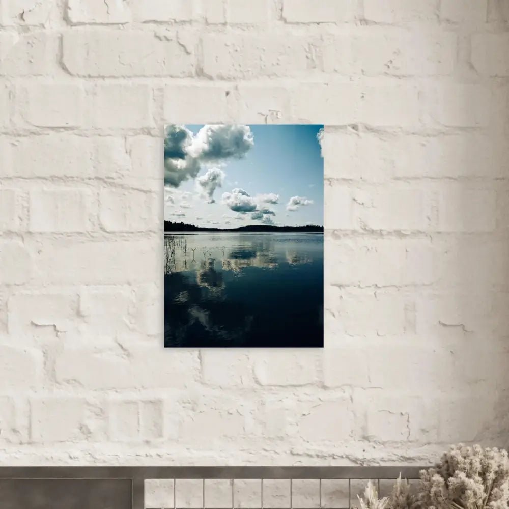 Quiet Reflections on a Finnish Lake - Poster - Rather Be In Finland