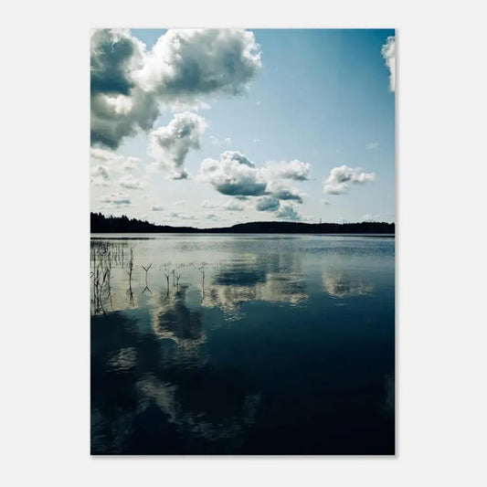 Quiet Reflections on a Finnish Lake - Poster - Rather Be In Finland