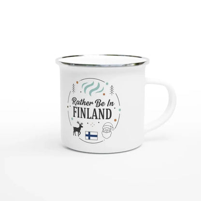 Rather Be In Finland - Enamel Mug - Rather Be In Finland
