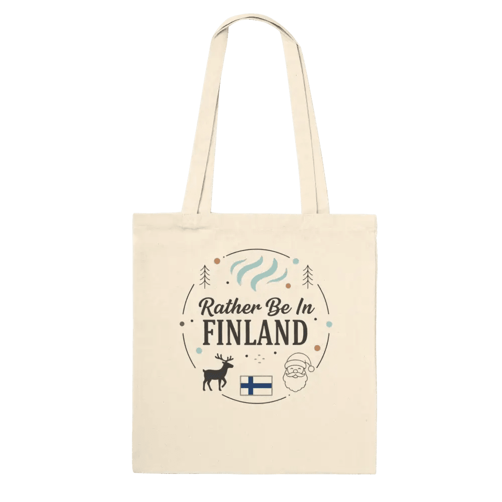 Rather Be in Finland - Premium Tote Bag - Rather Be In Finland