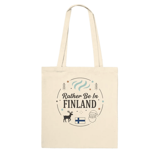 Rather Be in Finland - Premium Tote Bag - Rather Be In Finland
