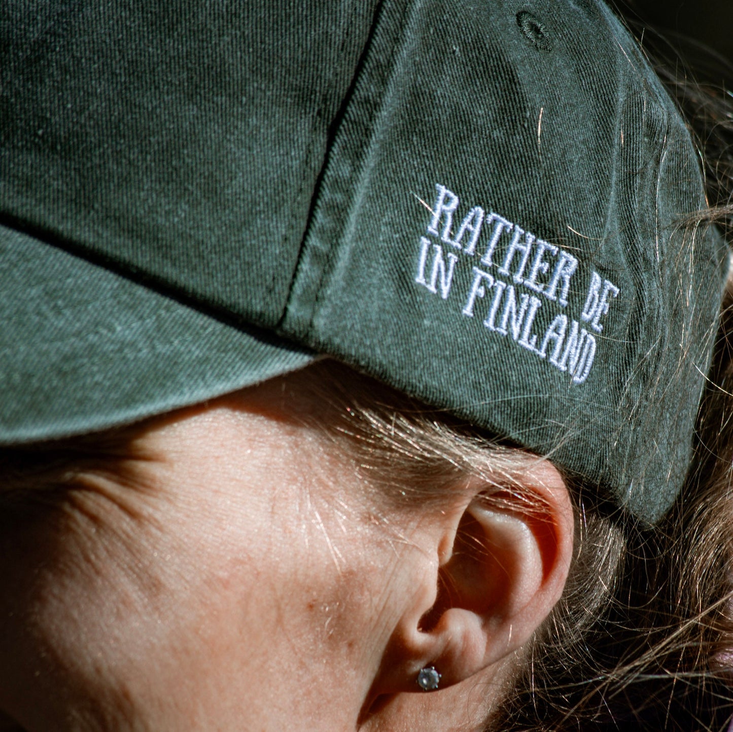 Rather Be In Finland - Vintage Cotton Dad Hat - Rather Be In Finland