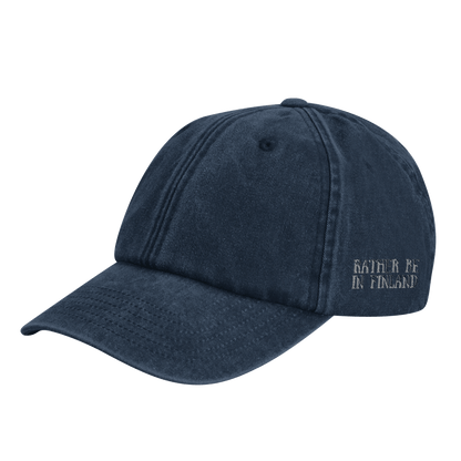 Rather Be In Finland - Vintage Cotton Dad Hat - Rather Be In Finland