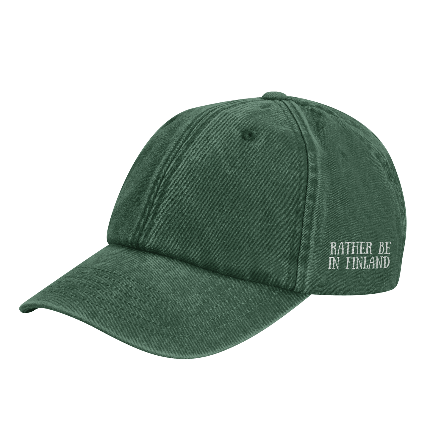 Rather Be In Finland - Vintage Cotton Dad Hat - Rather Be In Finland