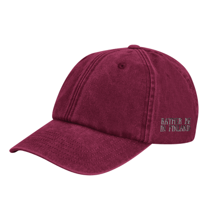 Rather Be In Finland - Vintage Cotton Dad Hat - Rather Be In Finland