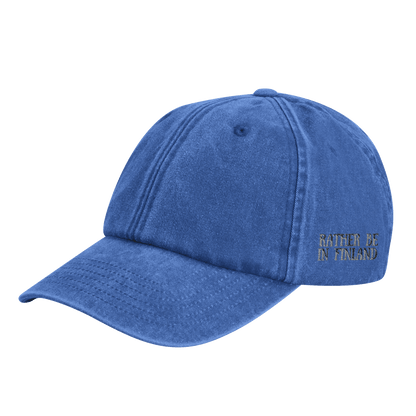 Rather Be In Finland - Vintage Cotton Dad Hat - Rather Be In Finland