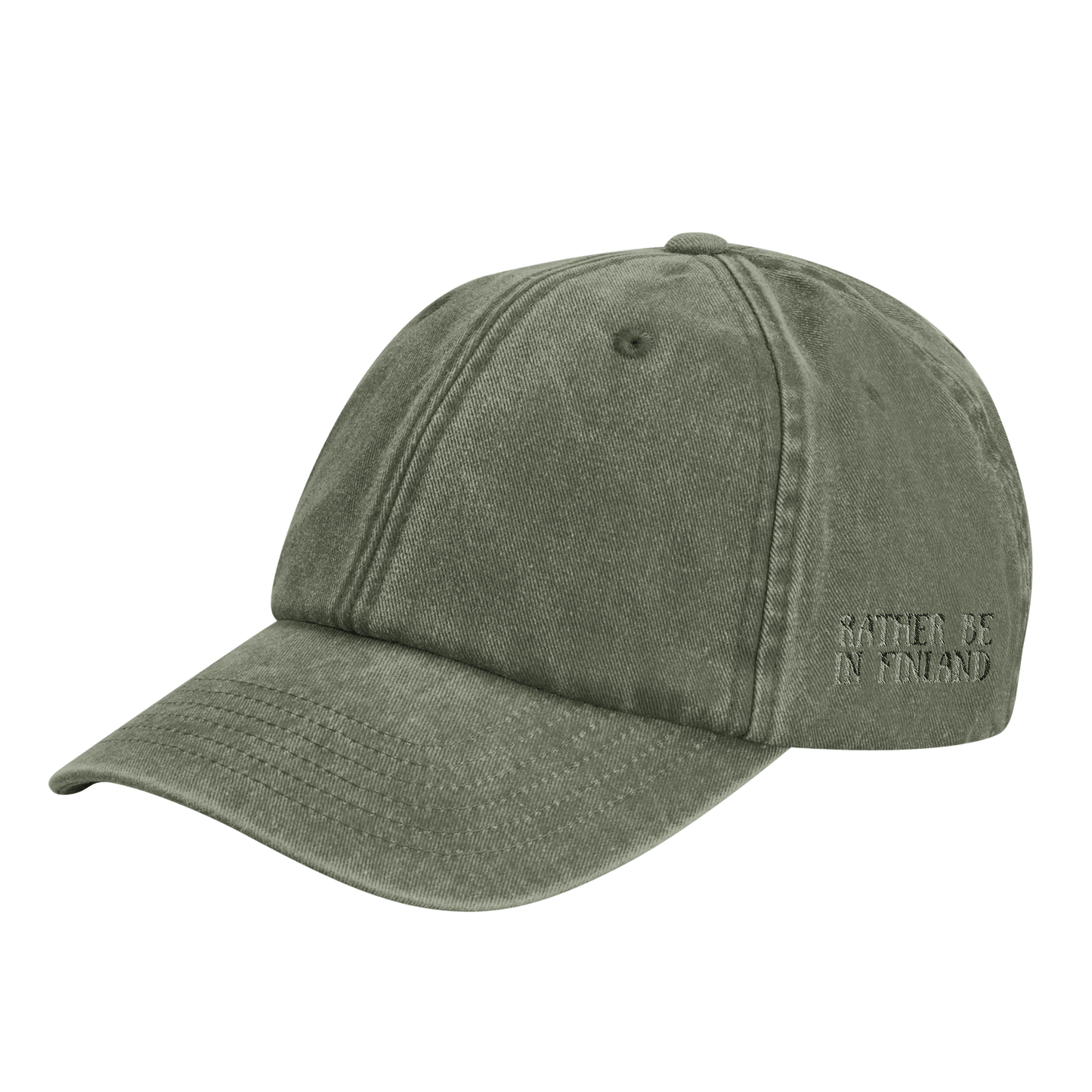 Rather Be In Finland - Vintage Cotton Dad Hat - Rather Be In Finland