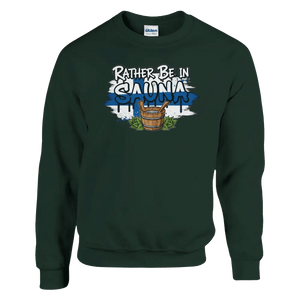 Photo du produit : sweat-shirt au motif « Rather Be In Sauna » de Rather Be in Finland