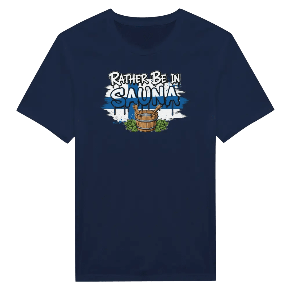 Rather Be In Sauna - T-shirt - Rather Be In Finland