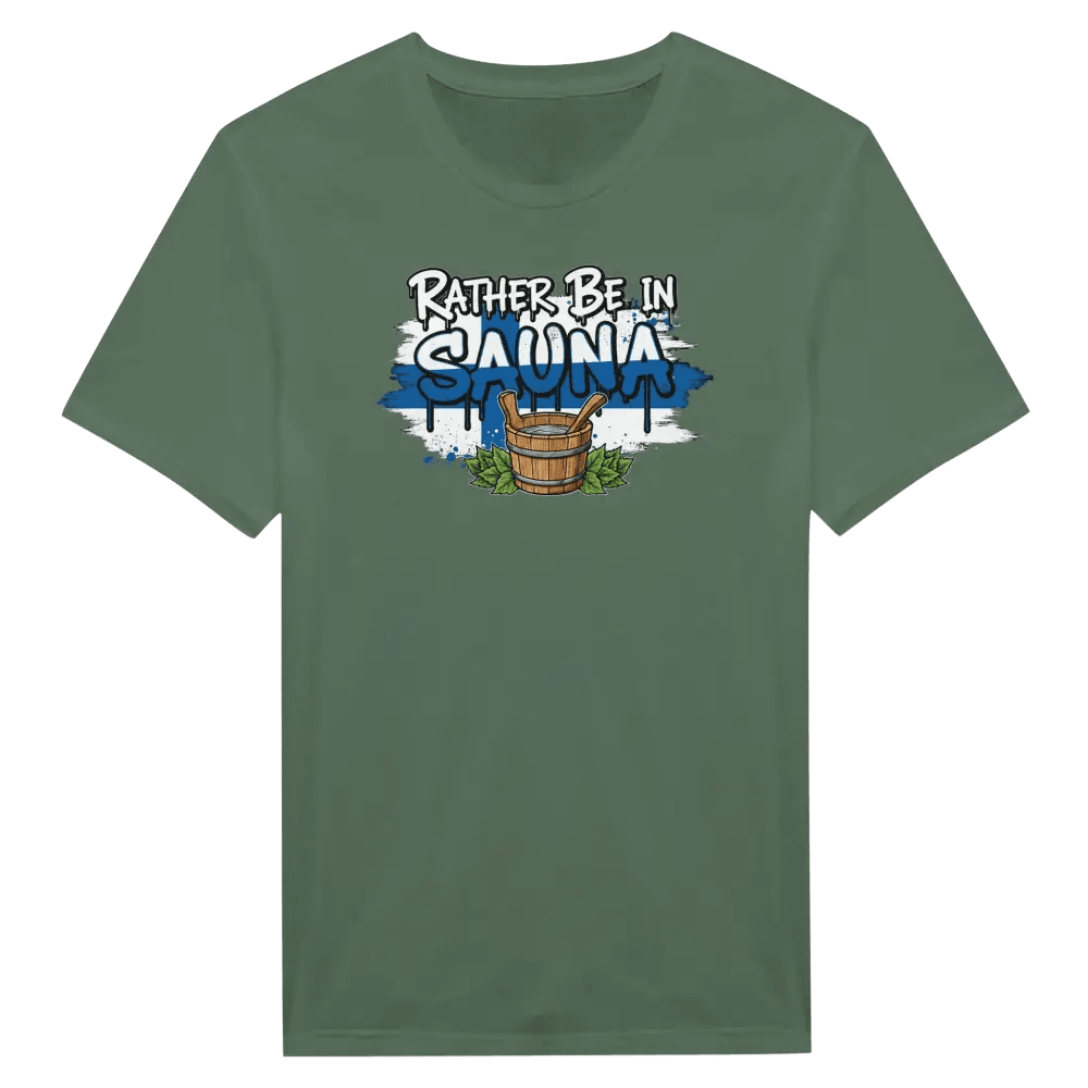 Rather Be In Sauna - T-shirt - Rather Be In Finland