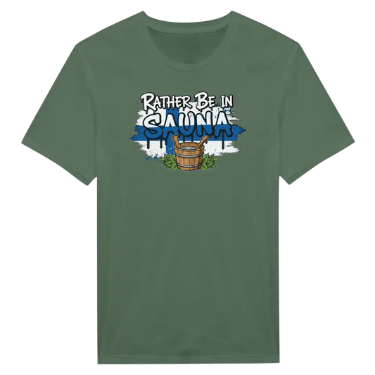Rather Be In Sauna - T-shirt - Rather Be In Finland