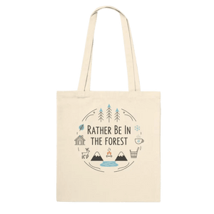 Photo du produit : sac en coton au motif « Rather Be in the Forest » de Rather Be in Finland