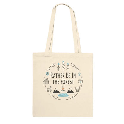 Rather Be in the Forest - Premium Tote Bag - Rather Be In Finland