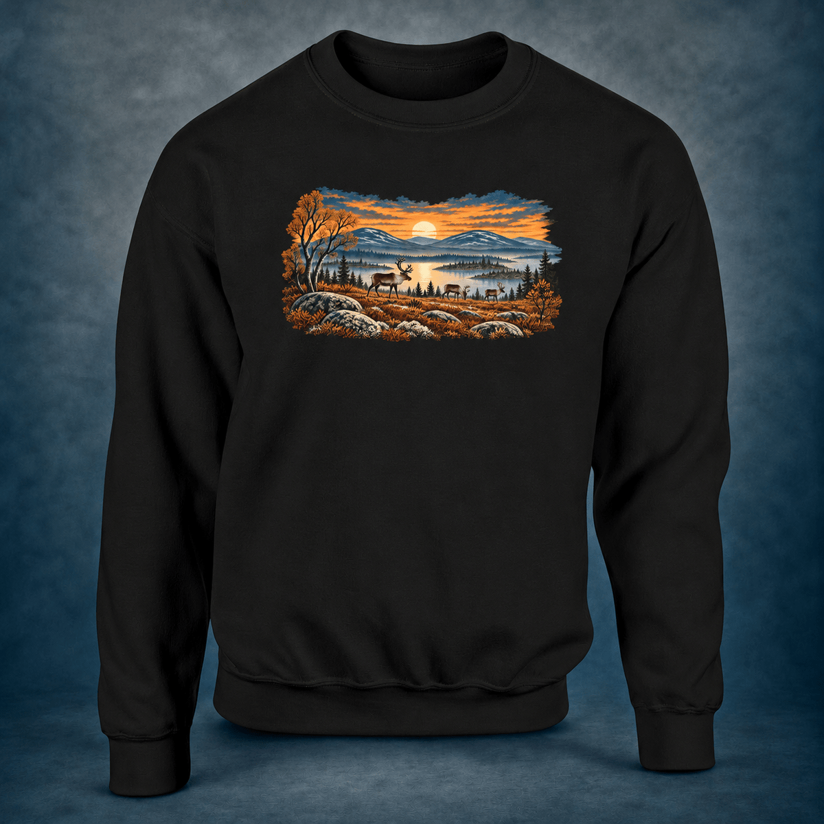 Reindeer in the Fells - Sweatshirt - Rather Be In Finland