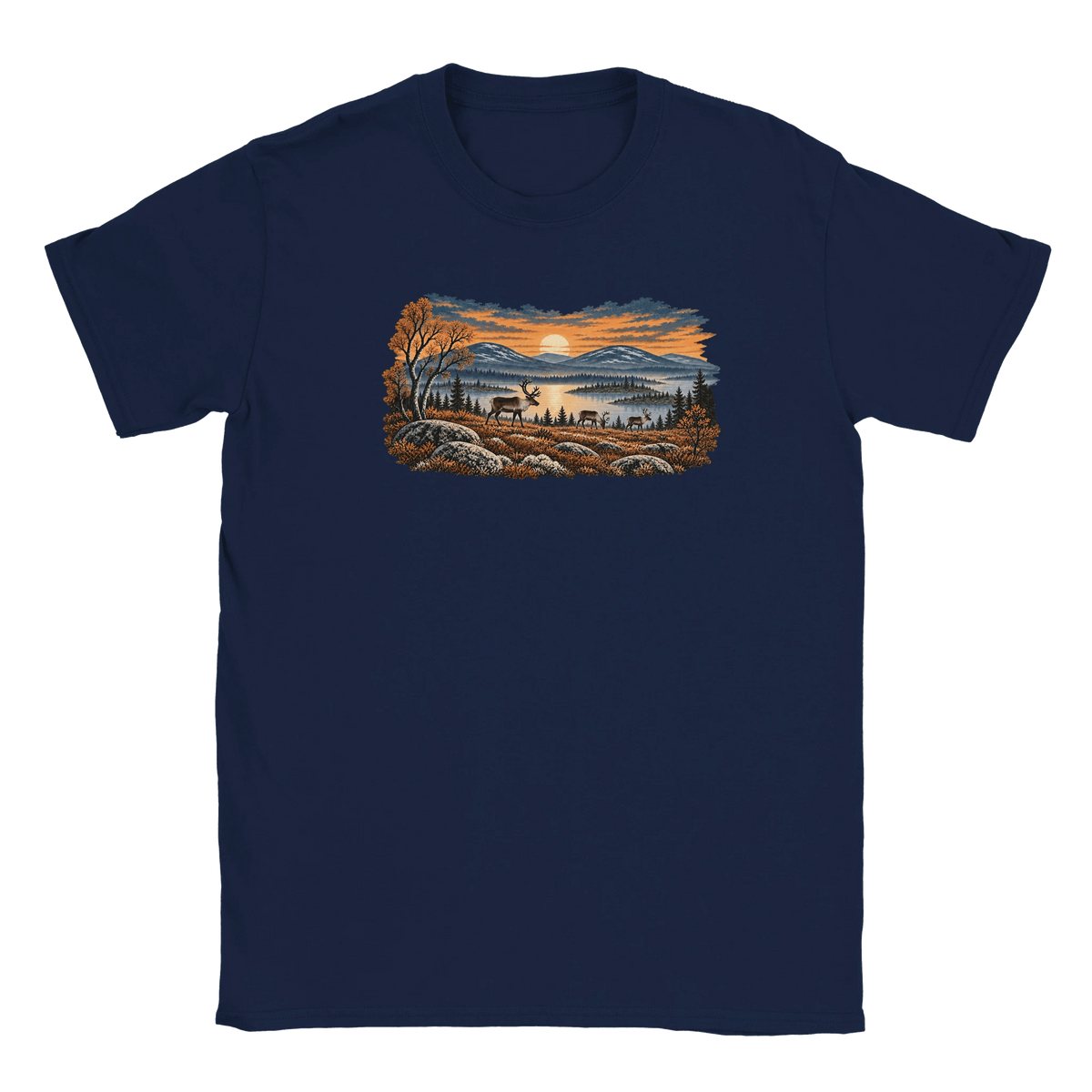Reindeer in the Fells - T-shirt - Rather Be In Finland