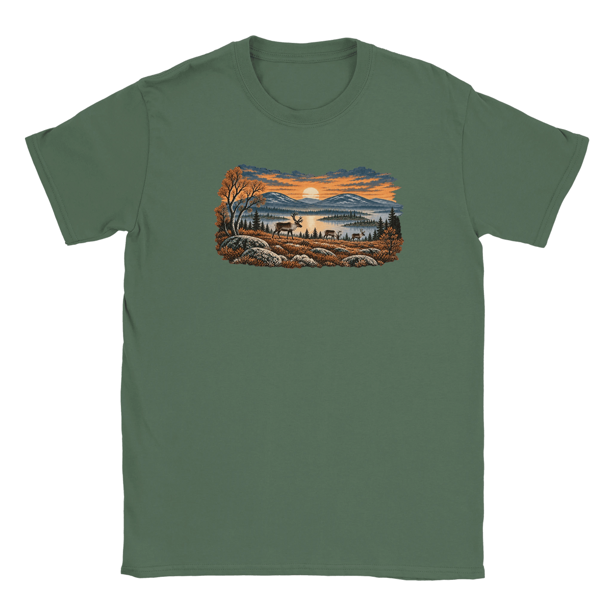 Reindeer in the Fells - T-shirt - Rather Be In Finland