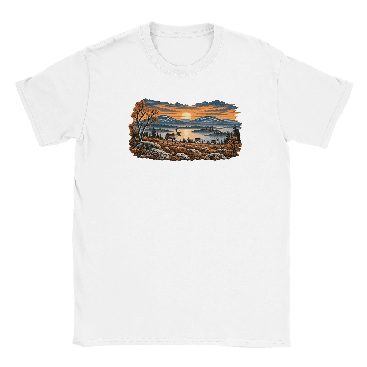 Reindeer in the Fells - T-shirt - Rather Be In Finland